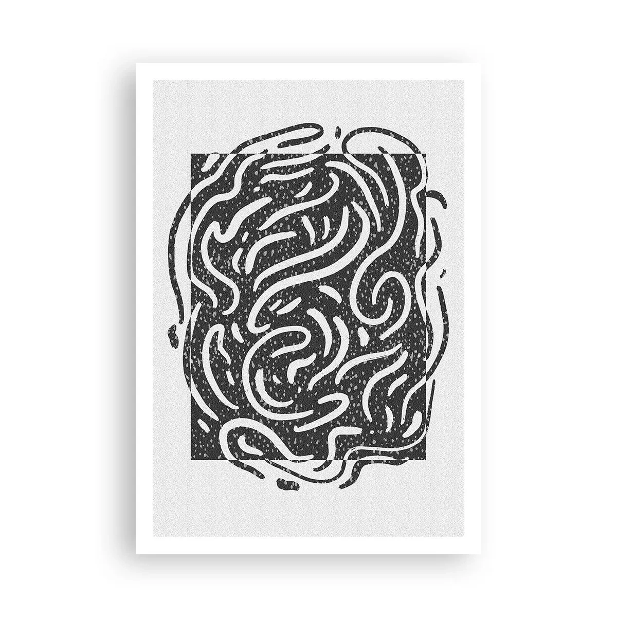 Plakát - Abstrakce: tanec radosti - 70x100 cm