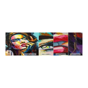 Vzor Fototapety Premium Sand - Sny, jak ptáci letí oblohou - Portrét ženy, Tvář, Kus - 100x30 cm