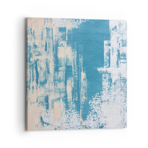 Obraz na plátně - Přes rampouch - 70x70 cm