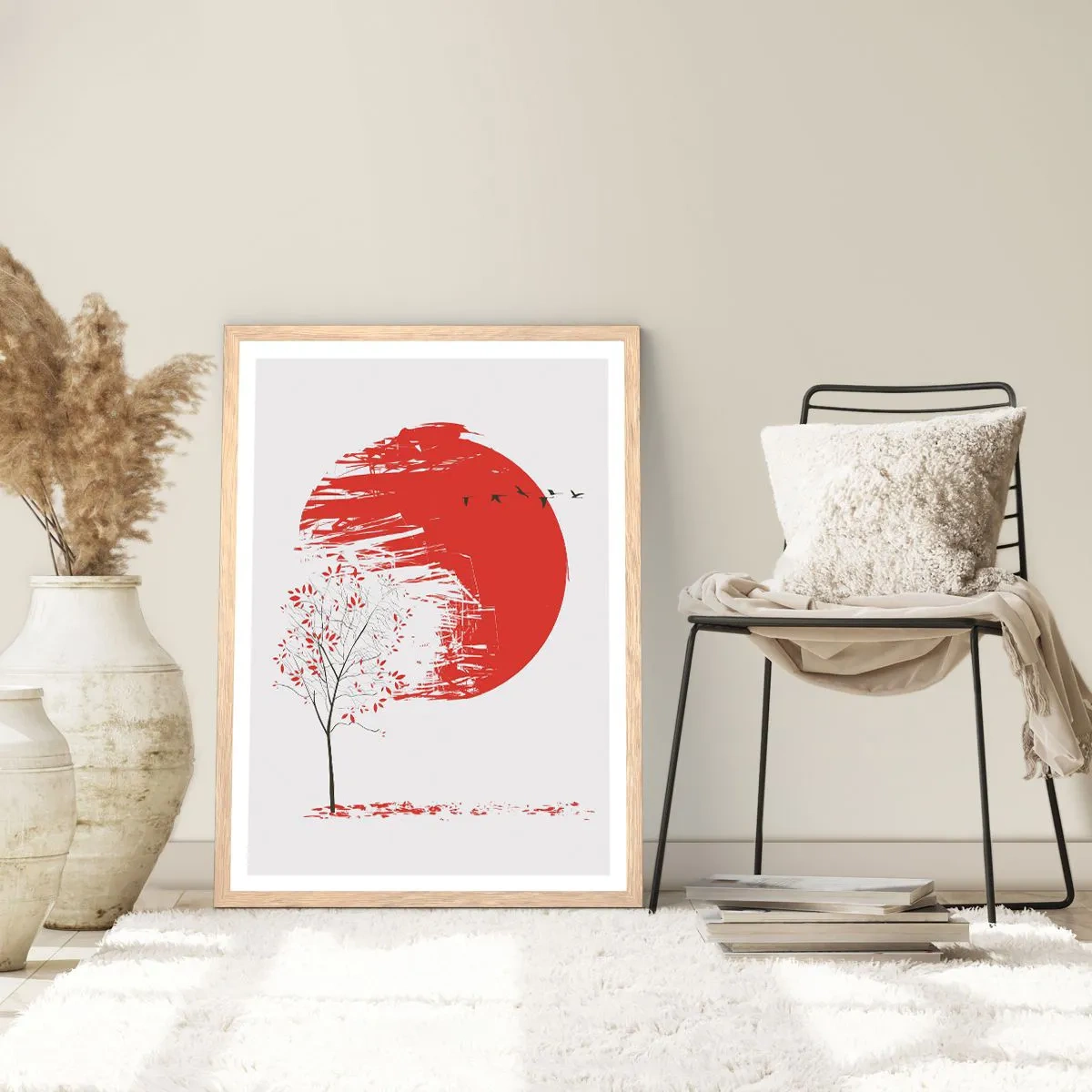 Plakát v rámu světlý dub - Znáte tuto zemi? - 70x100 cm