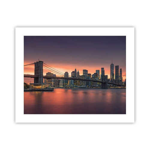 Plakát - Ponořené do liliového ticha - 50x40 cm