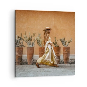 Obraz na plátně - V hippie stylu - 60x60 cm