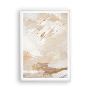 Plakát v bílém rámu - Pastelová kompozice - 70x100 cm