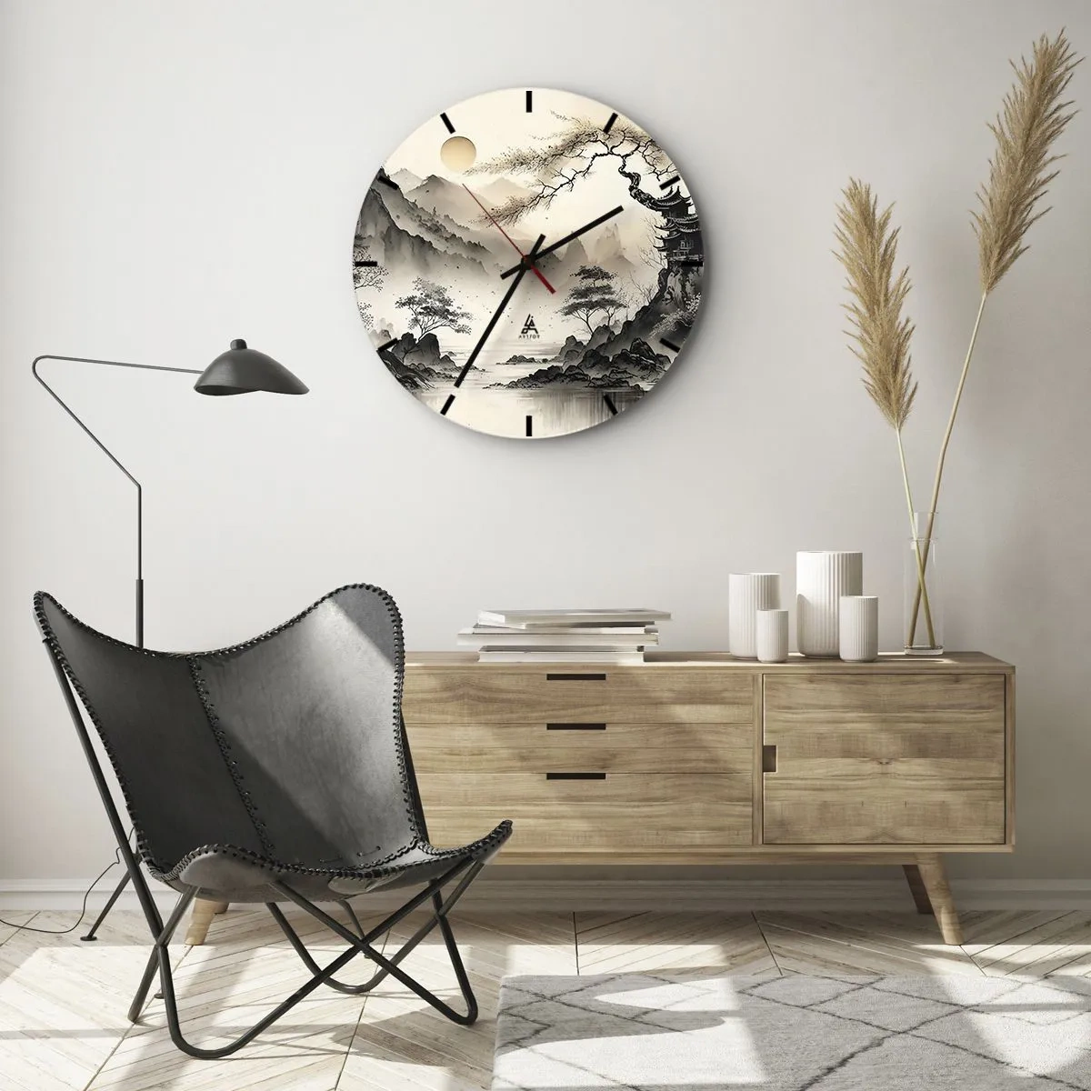 Nástěnné hodiny - Jedinečné kouzlo orientu - 40x40 cm