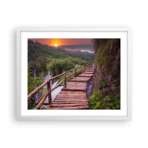 Plakát v bílém rámu - Neuvěřitelná krása - 50x40 cm