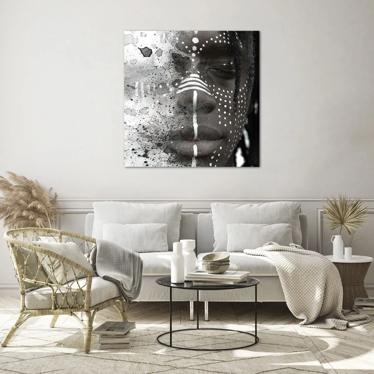 Obraz na skle - Objev původního ducha - 40x40 cm