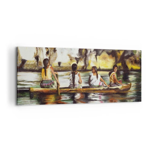 Obraz na plátně - V polynéském ráji - 120x50 cm
