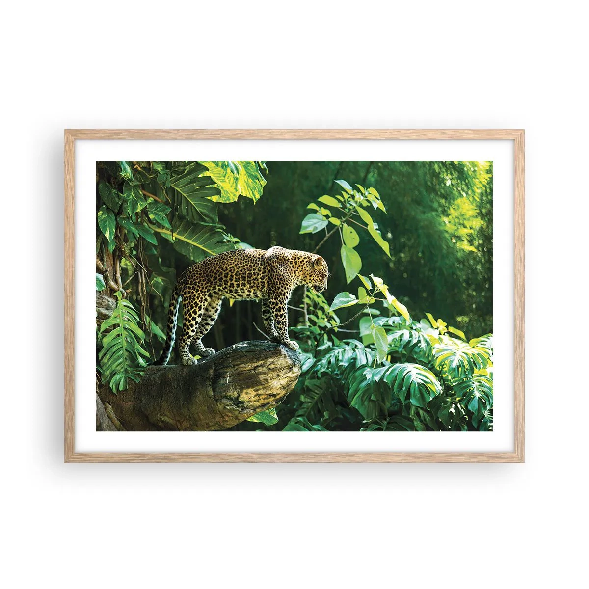 Plakát v rámu světlý dub - Na lov? - 70x50 cm