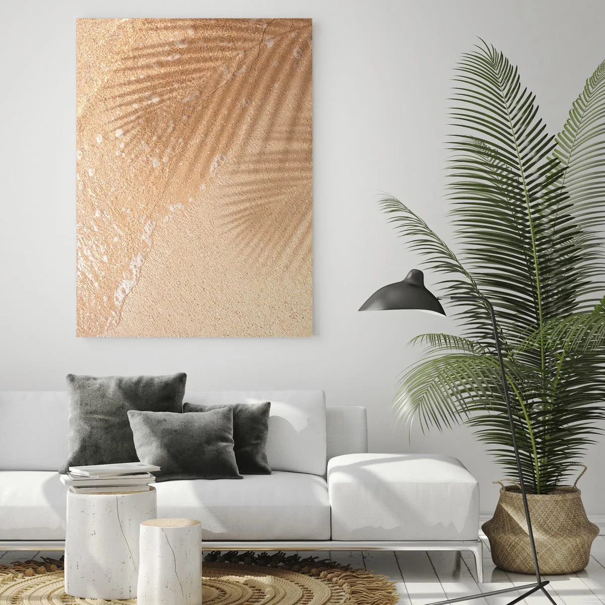 Obraz na skle - Stín horkého léta - 50x70 cm