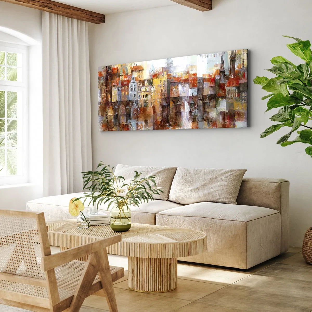 Obraz na plátně - Pod mostem je taky krásně - 100x40 cm