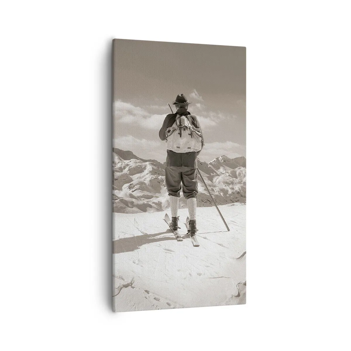 Obraz na plátně - Stejné hory - 55x100 cm