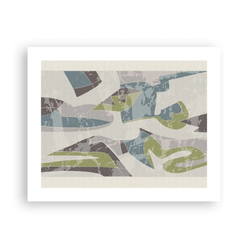 Plakát - Kompozice za sklem - 50x40 cm