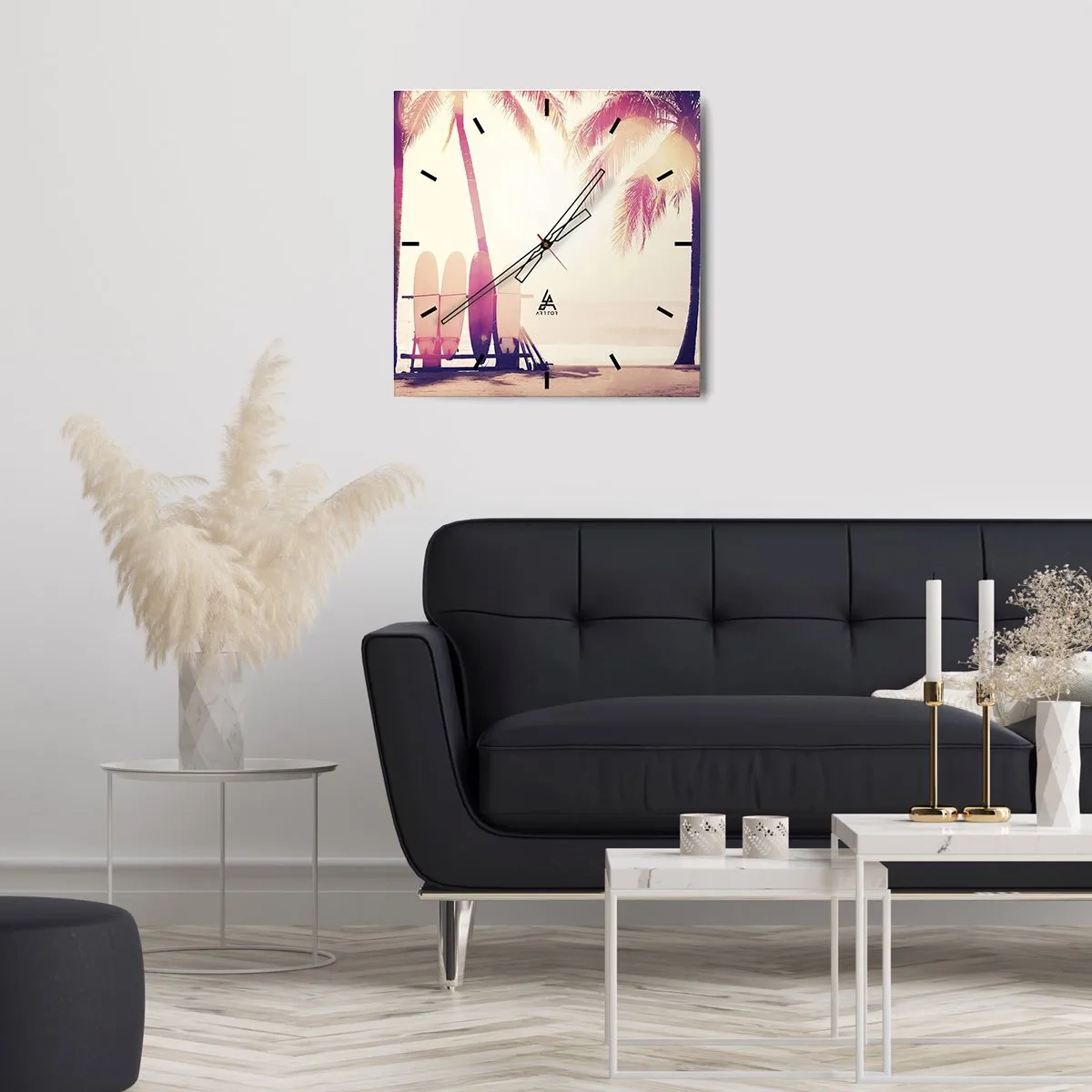 Nástěnné hodiny - Bude to skvělý den - 30x30 cm