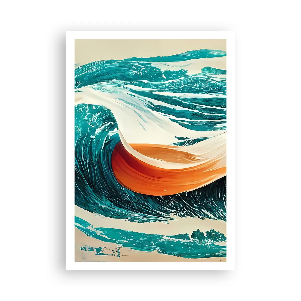 Plakát - Surfařův sen - 70x100 cm