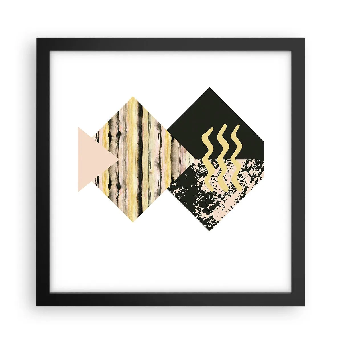 Plakát v černém rámu - Není to tak jednoduché - 30x30 cm