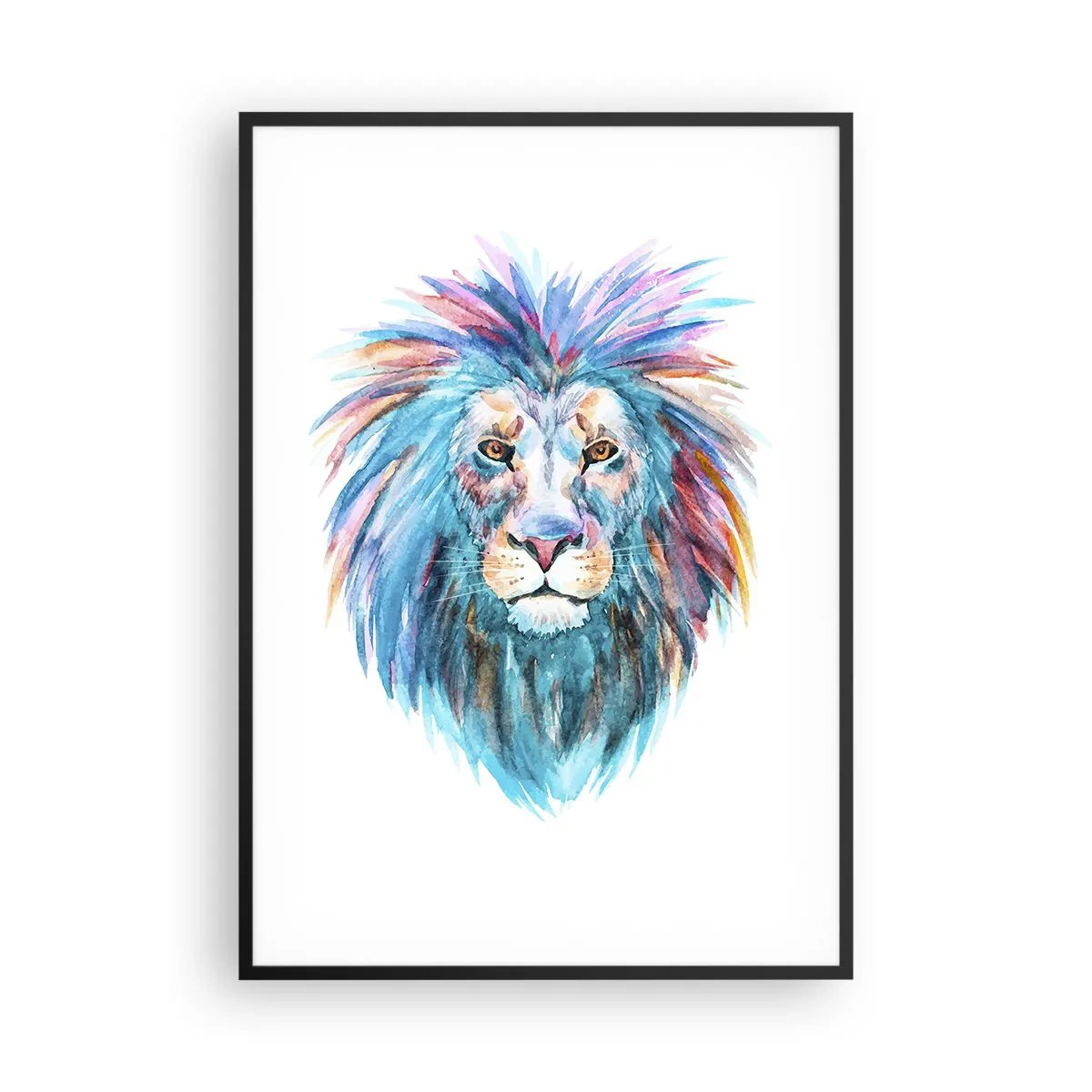 Plakát v černém rámu - Elektrizující aura - 70x100 cm