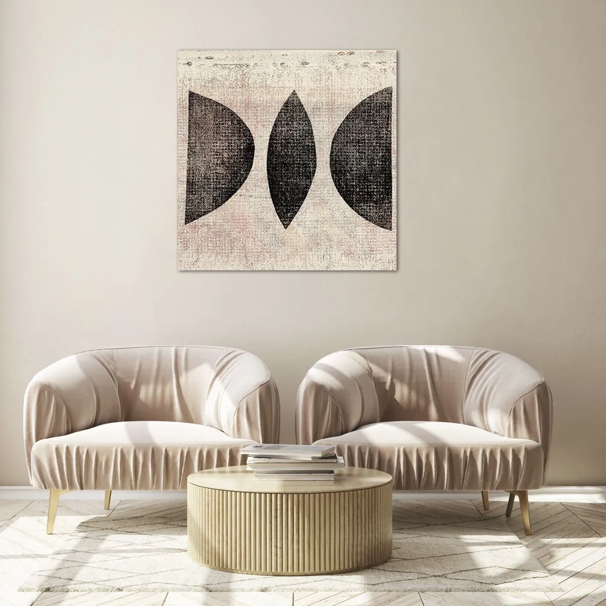 Obraz na skle - Etnická abstrakce - 60x60 cm