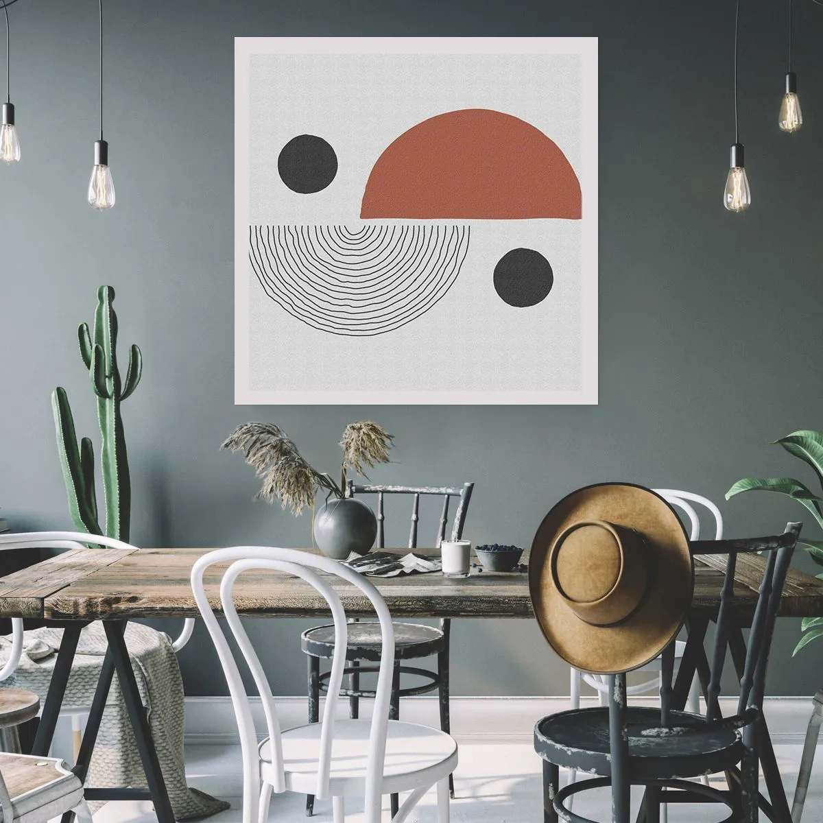 Plakát - Dokonalost kruhu - 40x40 cm