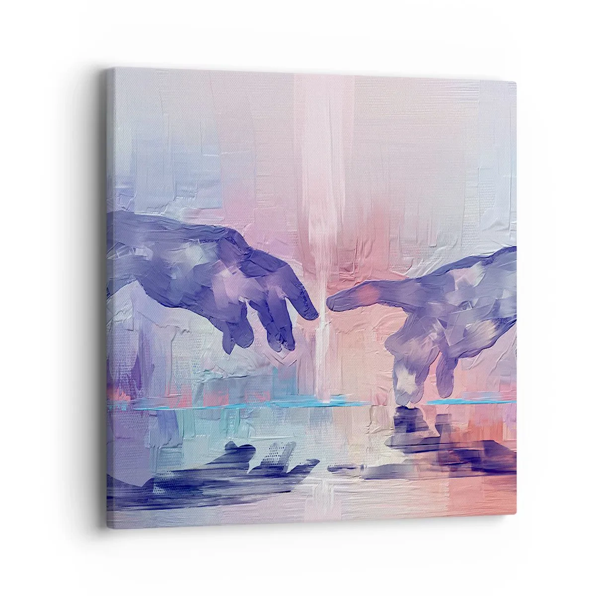 Obraz na plátně - Božská jiskra života - 40x40 cm