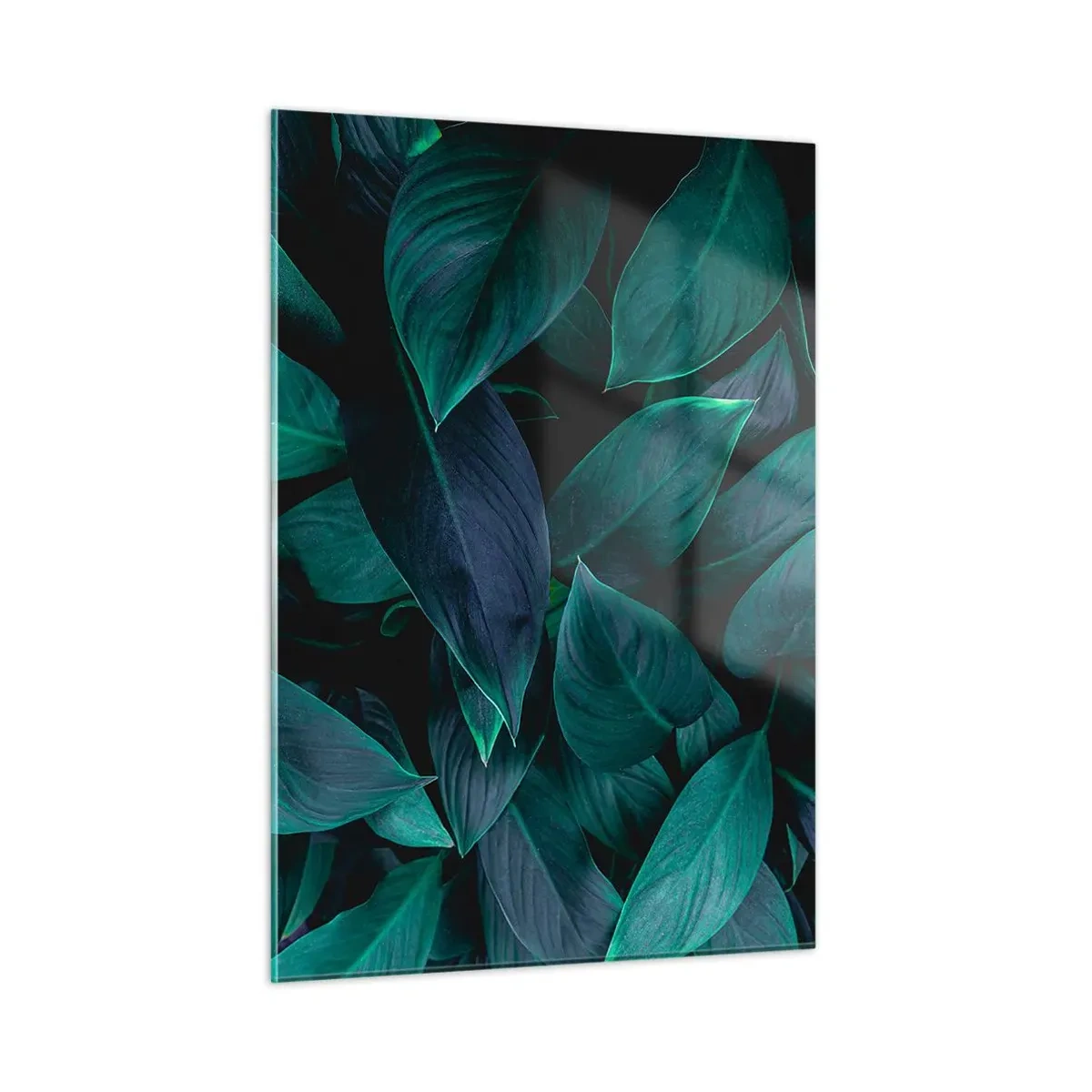 Obraz na skle - Zeleň sama o sobě - 50x70 cm