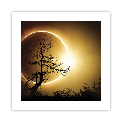 Plakát - Úplné zatmění - 40x40 cm