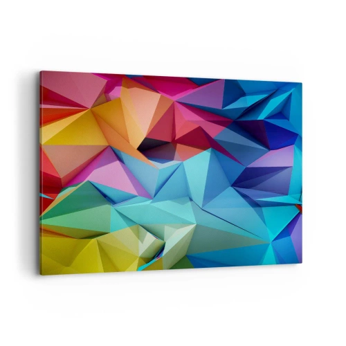 Obraz na plátně - Duhové origami - 120x80 cm