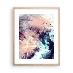 Plakát v rámu světlý dub - Vnímej vítr - 40x50 cm