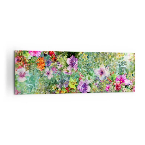 Obraz na plátně - Do květů, k záhubě - 160x50 cm
