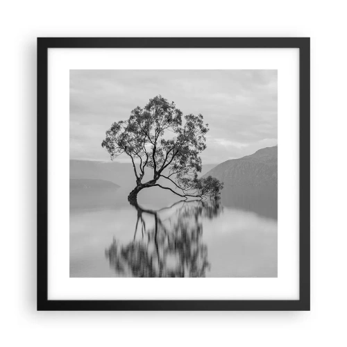 Plakát v černém rámu - Existuje taková země - 40x40 cm