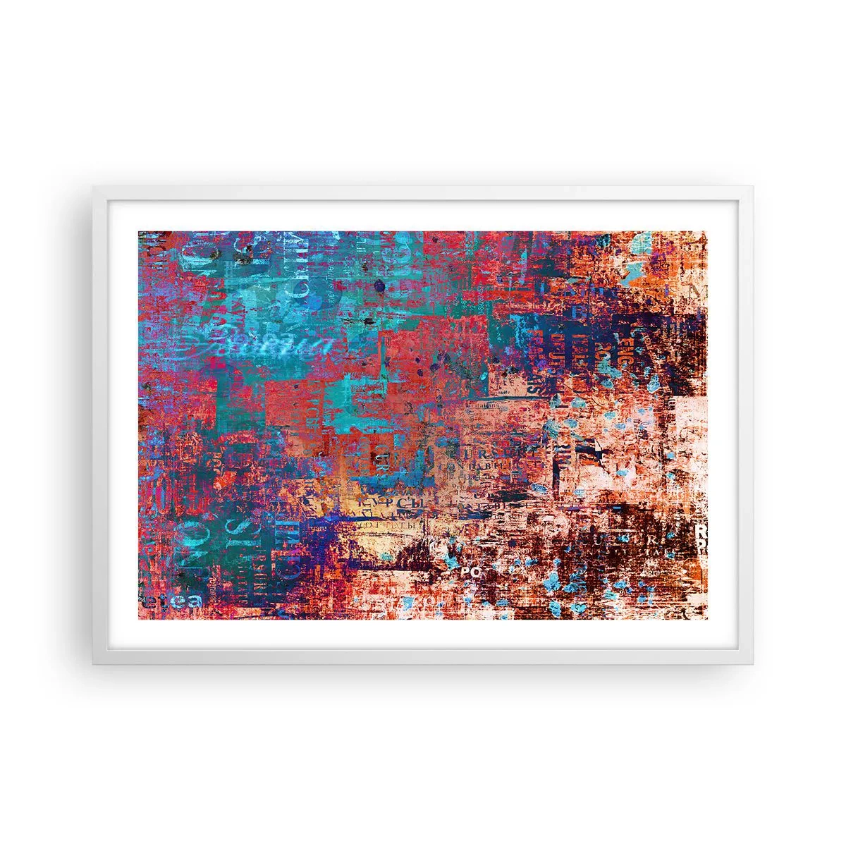 Plakát v bílém rámu - Paměť a zapomnění - 70x50 cm