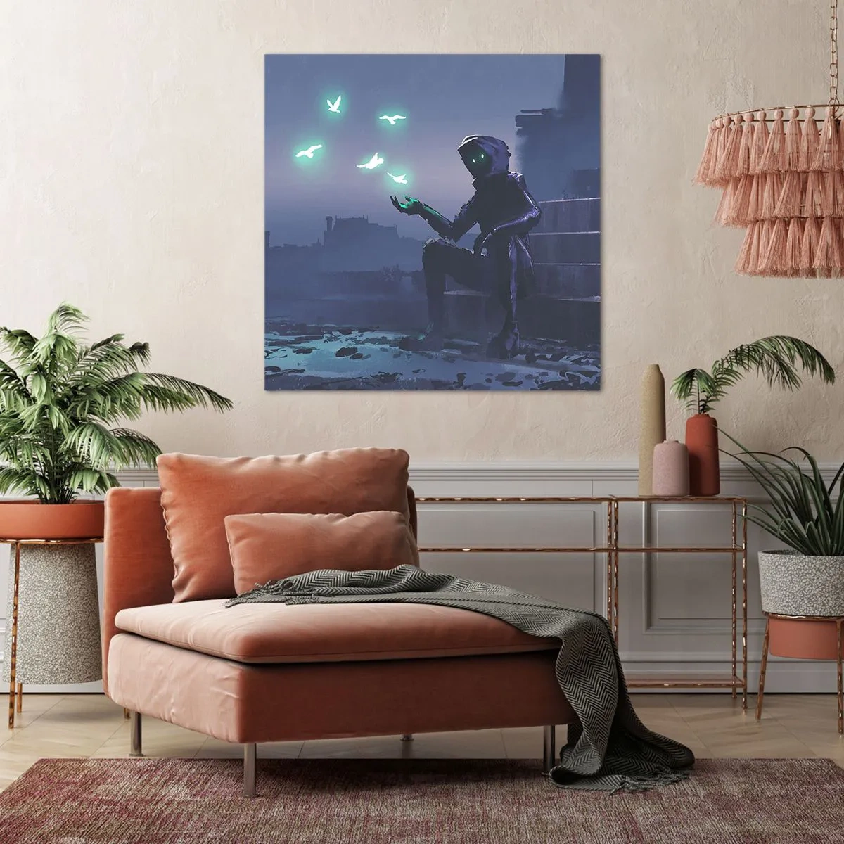 Obraz na plátně - Život se vrátí - 70x70 cm