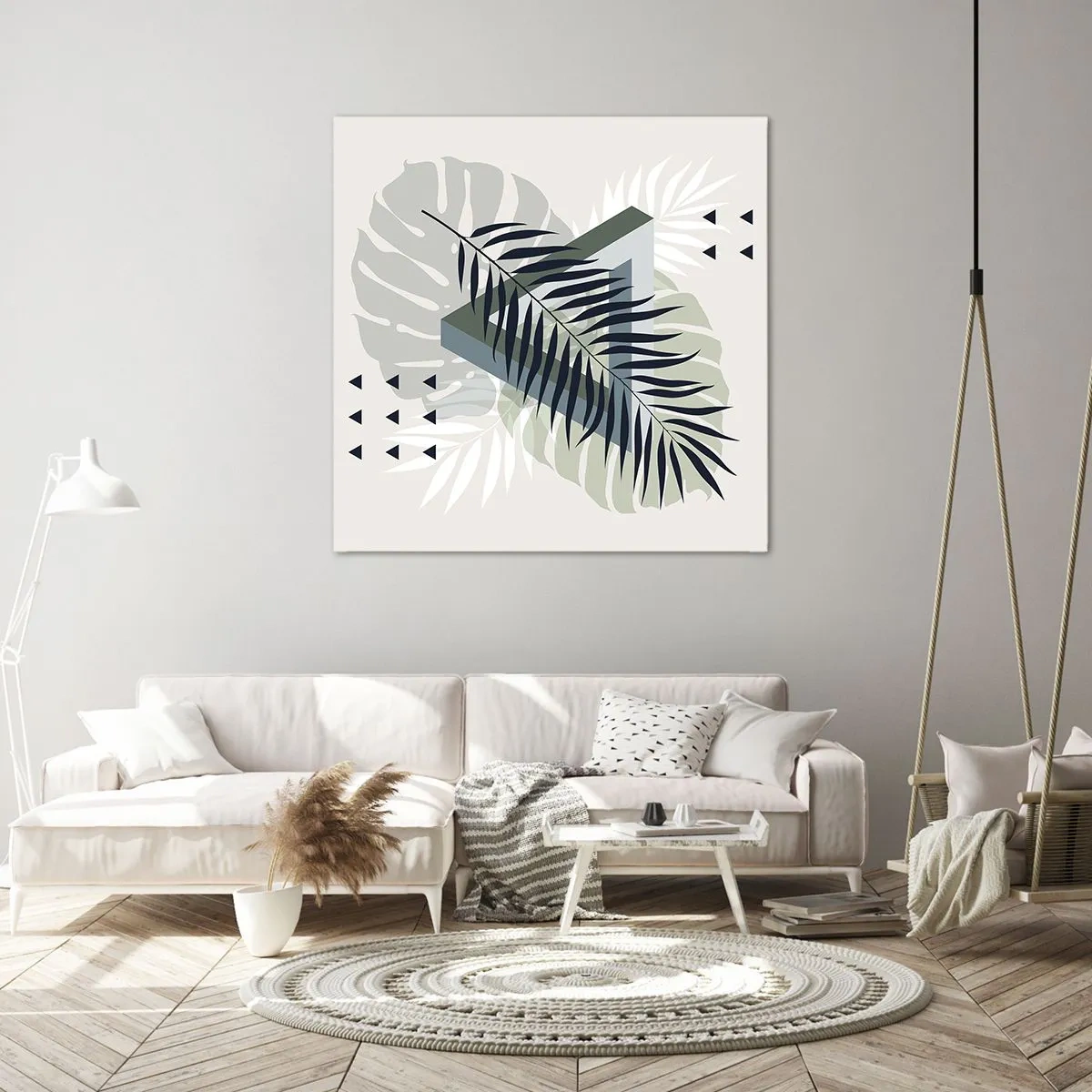 Obraz na plátně - Příroda a geometrie – dva řády? - 30x30 cm