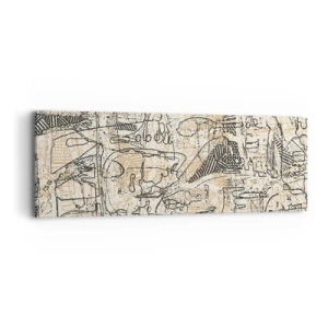Obraz na plátně - Čeká na rozluštění - 90x30 cm