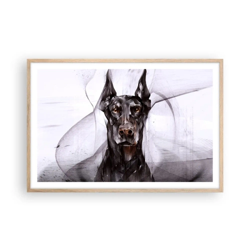 Plakát v rámu světlý dub - Z urozeného rodu - 91x61 cm