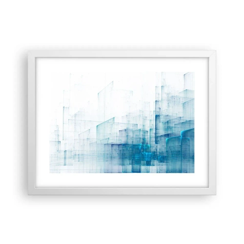 Plakát v bílém rámu - Jak se stal prostor - 40x30 cm