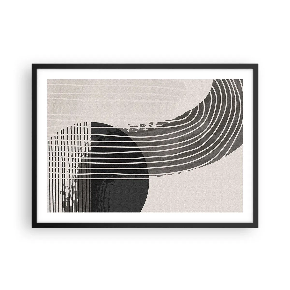 Plakát v černém rámu - Tam a zpět - 70x50 cm