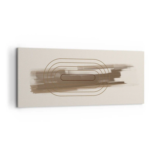 Obraz na plátně - Závan šedi - 120x50 cm