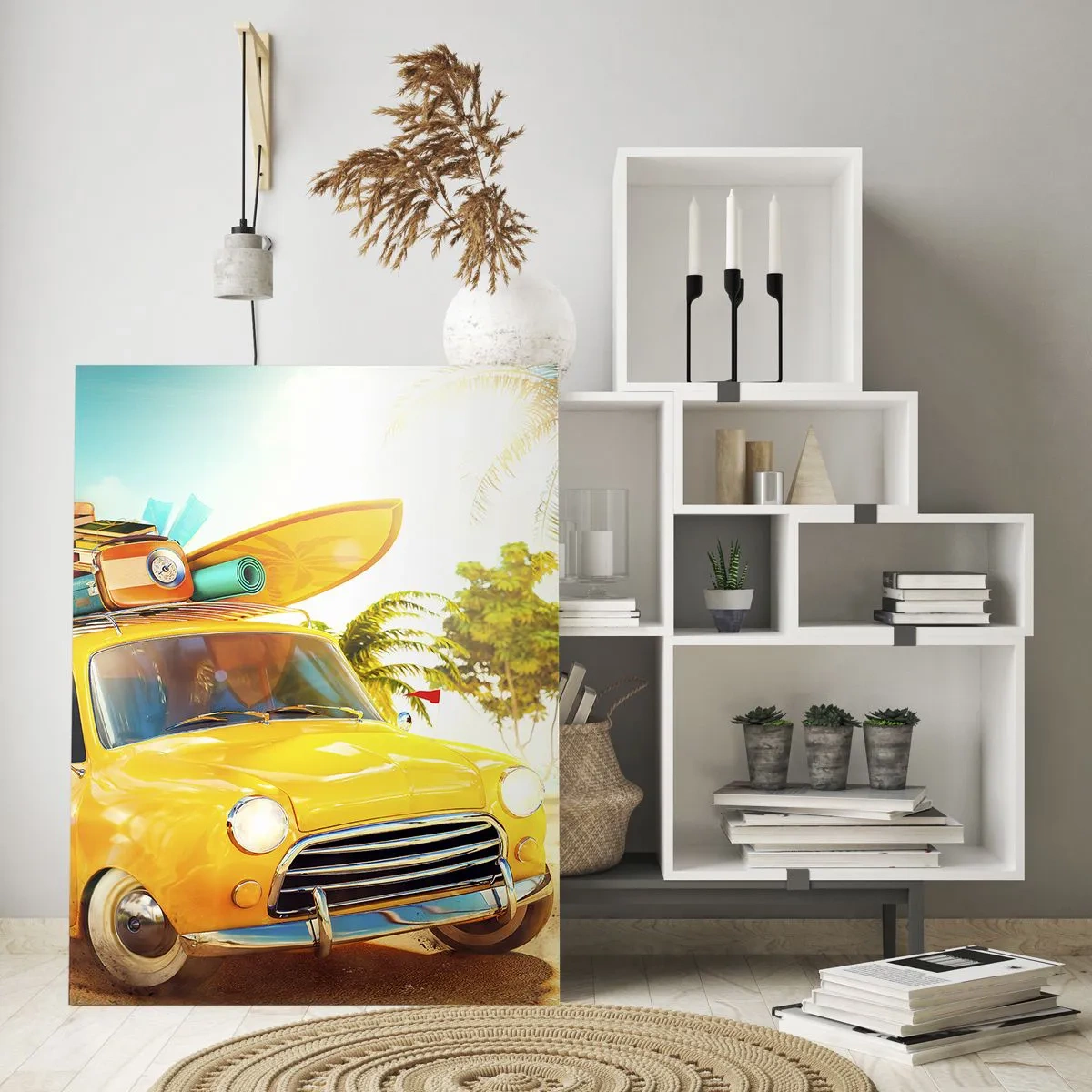 Obraz na skle - Cesta pro více než jeden úsměv - 50x70 cm