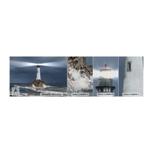 Vzor Fototapety Premium Canvas - Zde…zde…tady! - Krajina, Maják, ostrov - 100x30 cm