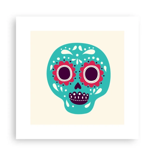 Plakát - Život – zábava až do smrti - 30x30 cm