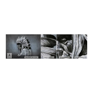 Vzor Fototapety Premium Canvas - Návrat k základům - indický, Chochol, Muž - 100x30 cm