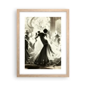 Plakát v rámu světlý dub - Velká maškaráda - 30x40 cm