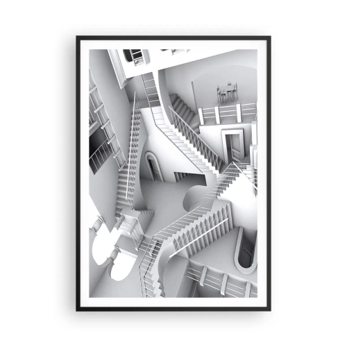 Plakát v černém rámu - Paradoxy prostoru - 70x100 cm