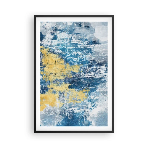 Plakát v černém rámu - Abstrakce s dobrou náladou - 61x91 cm