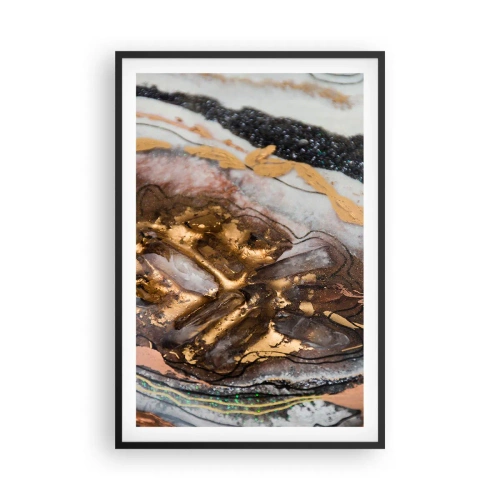 Plakát v černém rámu - Prvek země - 61x91 cm