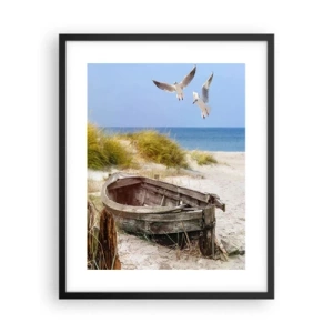 Plakát v černém rámu - Větrem ozářené - 40x50 cm