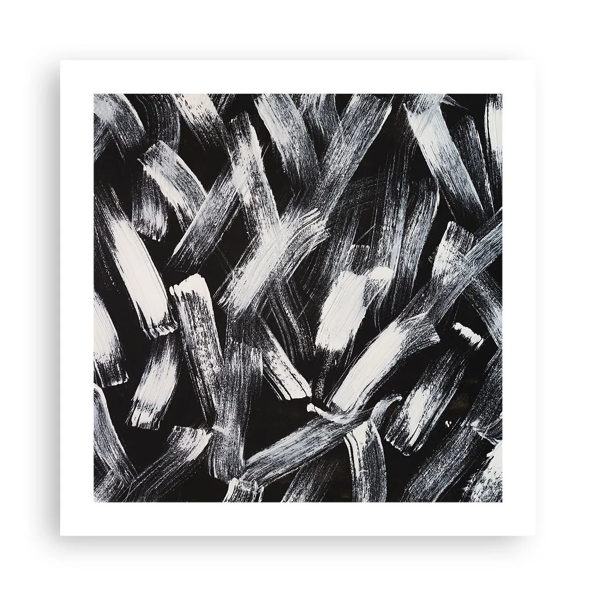 Plakát - Abstrakce v industriálním duchu - 50x50 cm