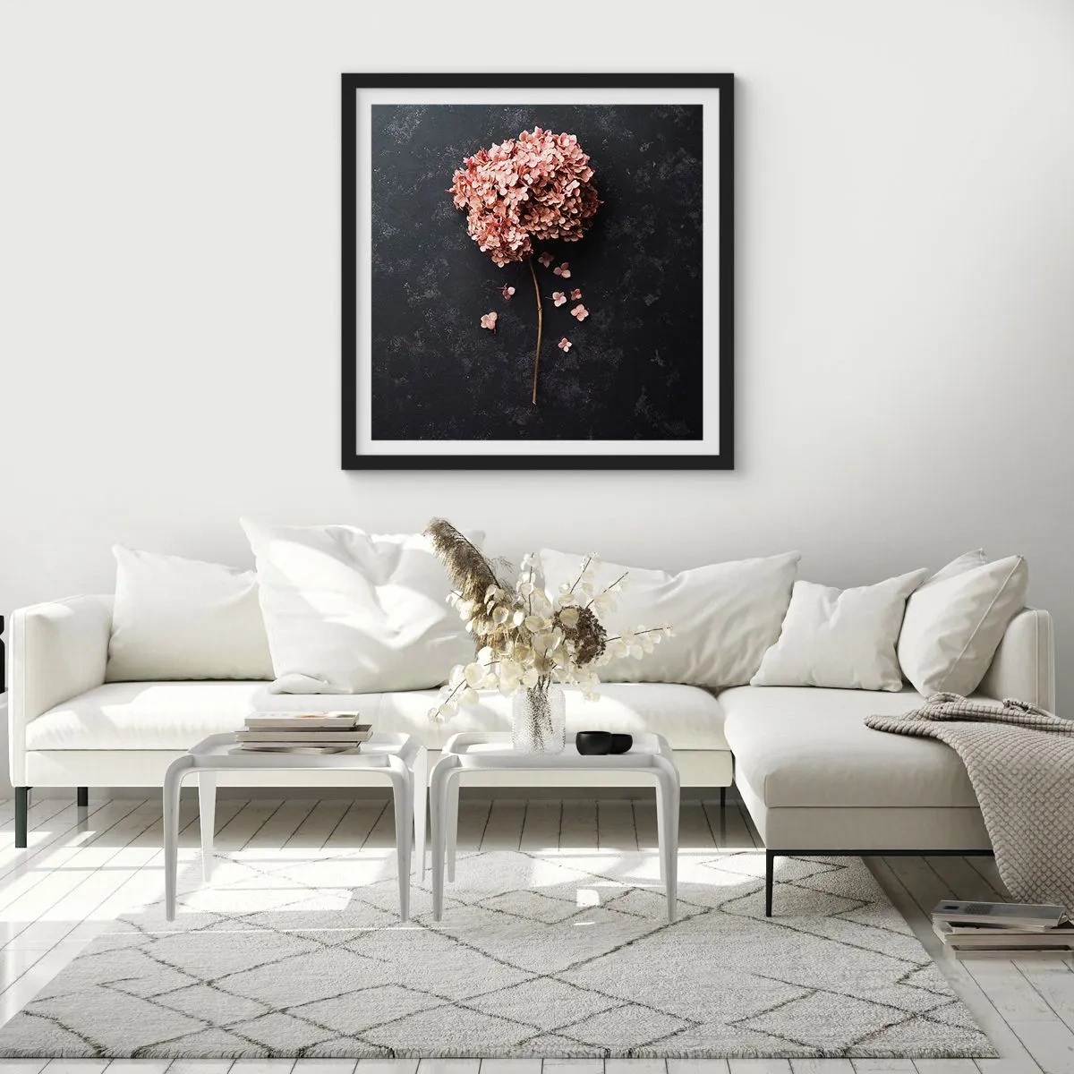 Plakát v černém rámu - Skutečně romantické znamení - 50x50 cm