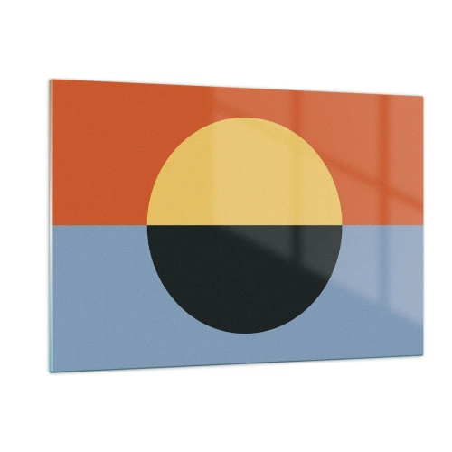 Obraz na skle - Kompozice tepla a chladu - 120x80 cm