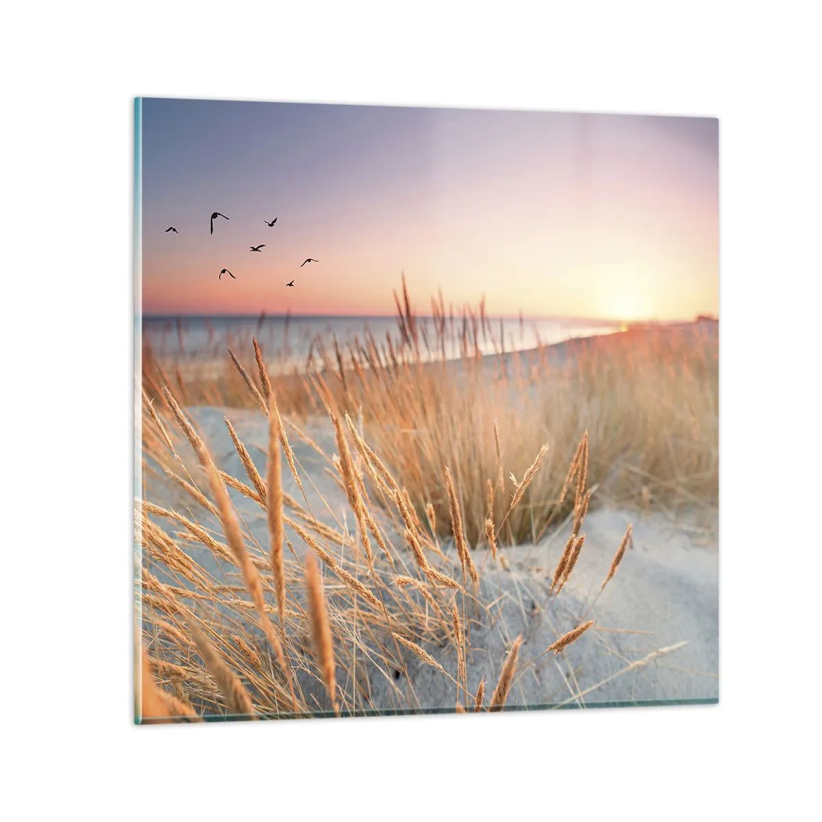 Obraz na skle - Baltská ukolébavka - 30x30 cm